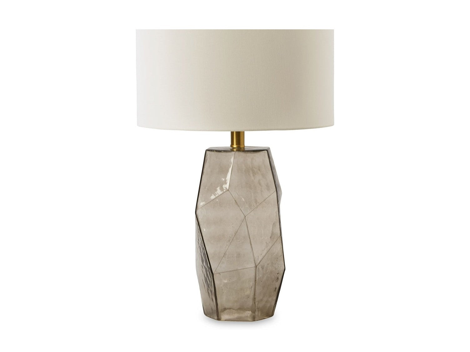 Taylow - Glass Table Lamp  - Gray