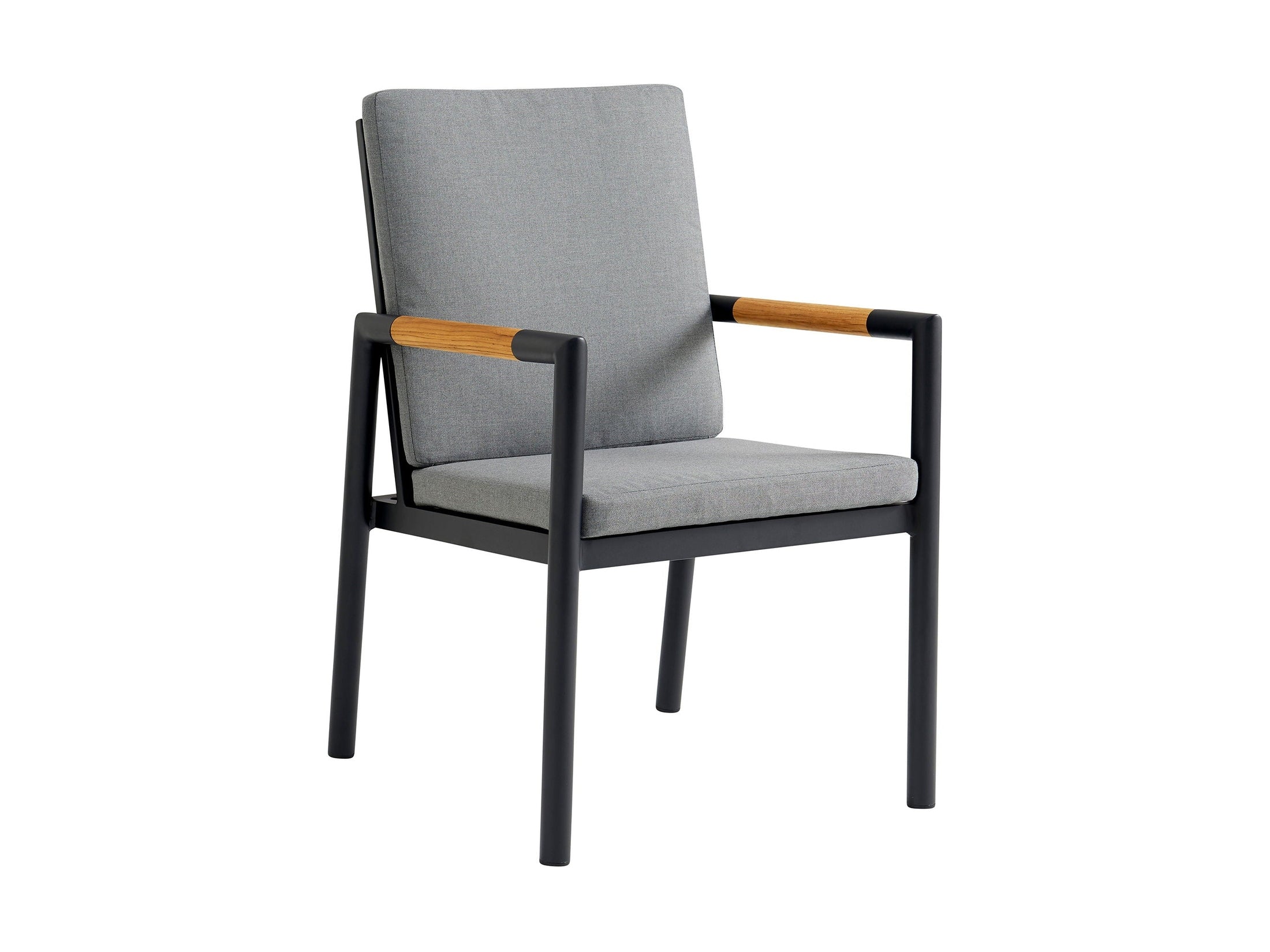 Royal - Aluminum And Teak Outdoor Dining Chair (Set of 2)