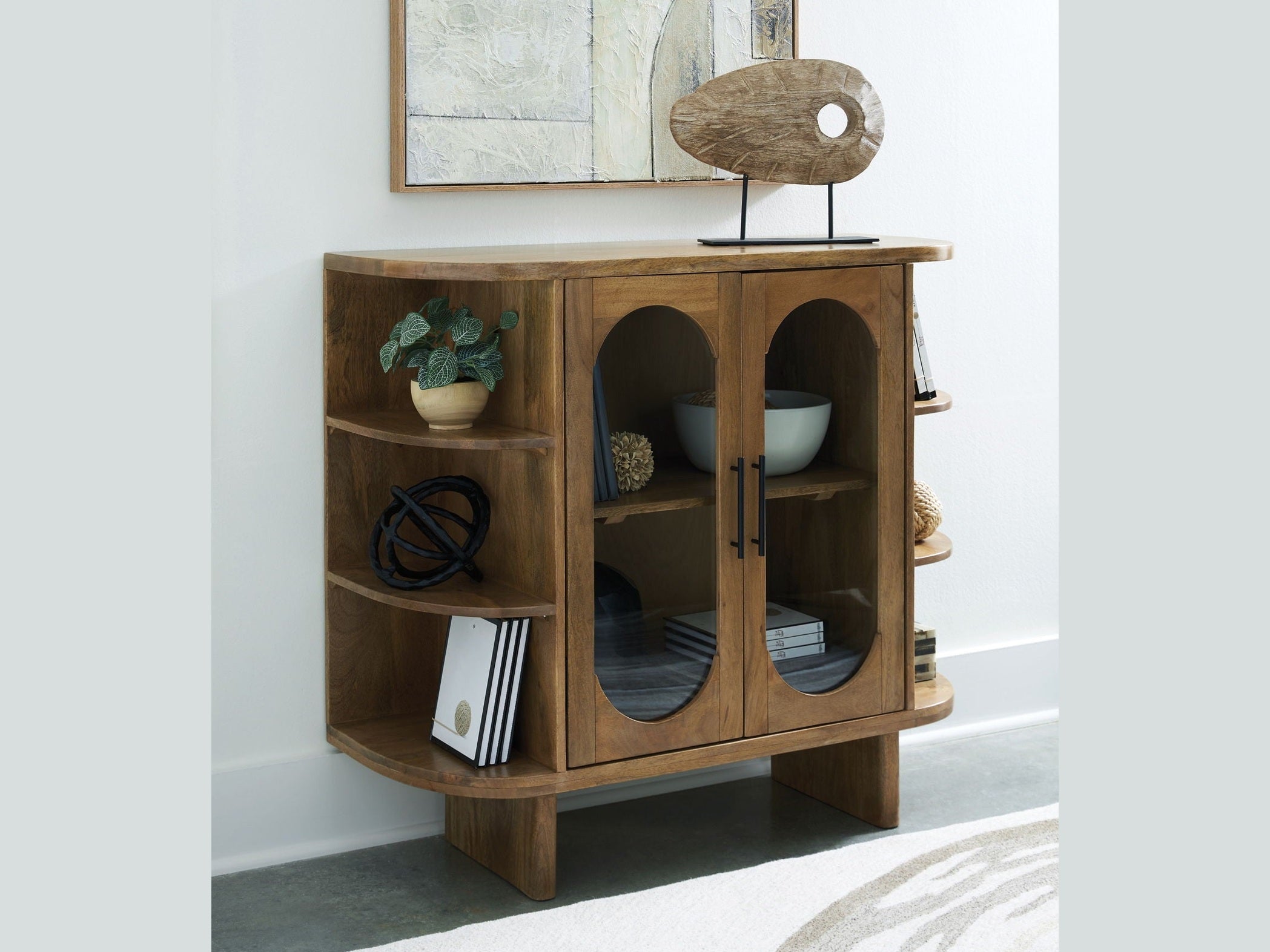 Niall - Accent Cabinet - Light Brown