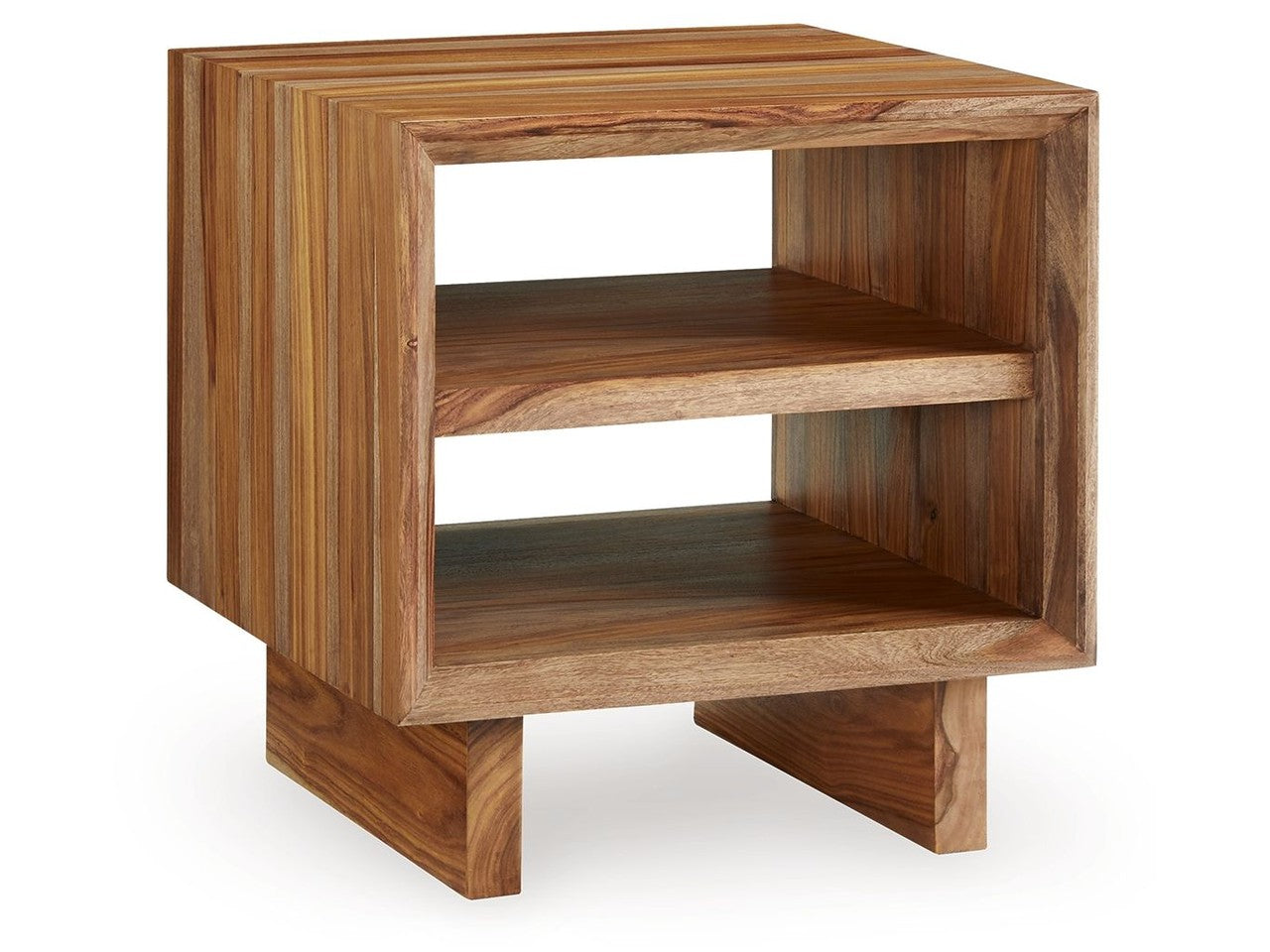 Dressonni - Square End Table - Brown