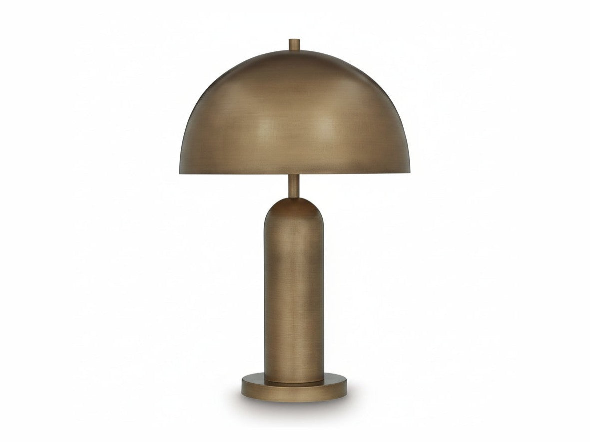 Wendfield bronze table lamp on a white background.