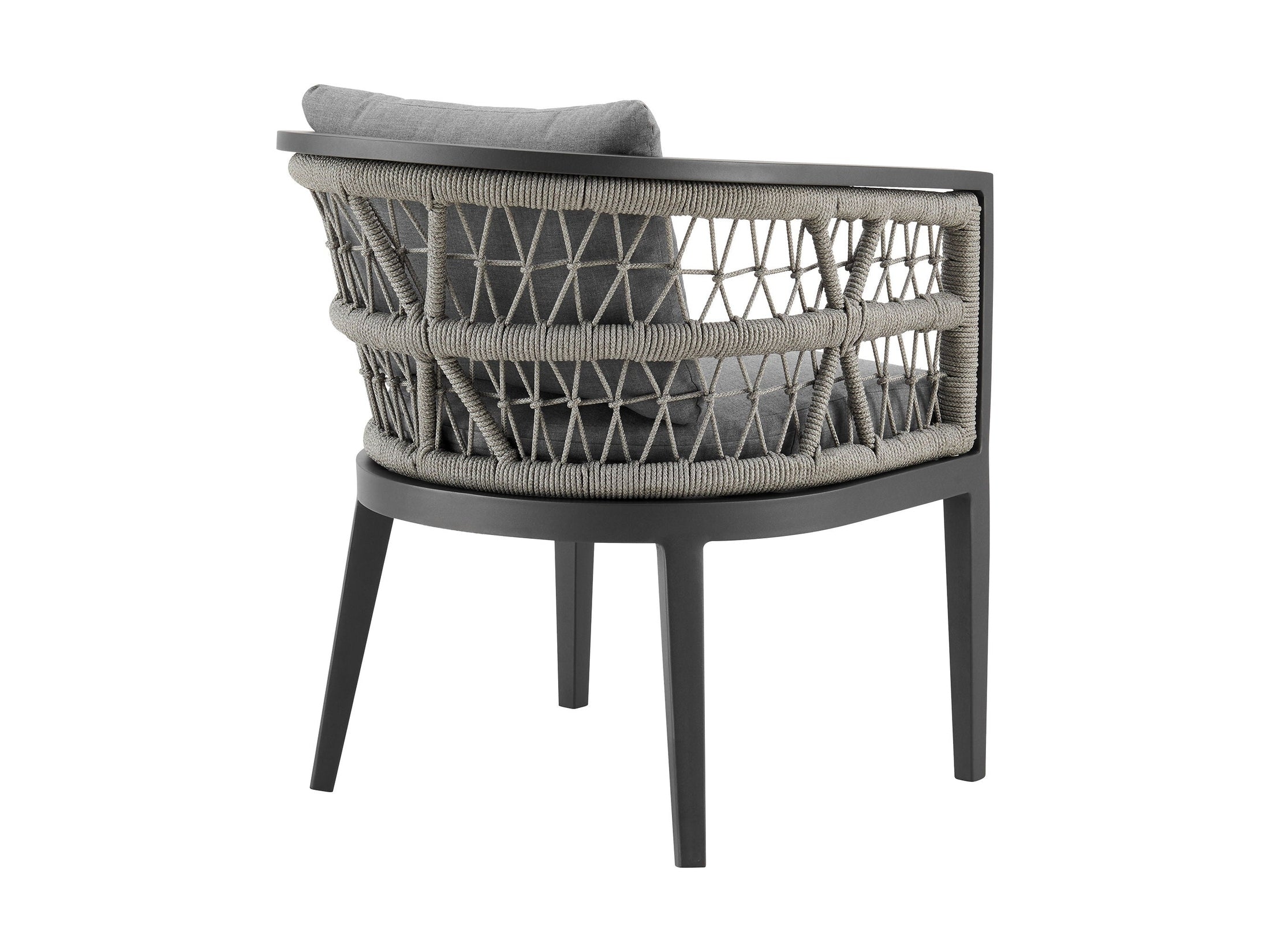 Zella - Outdoor Patio Dining Chair (Set of 2) - Light Gray / Earl Gray
