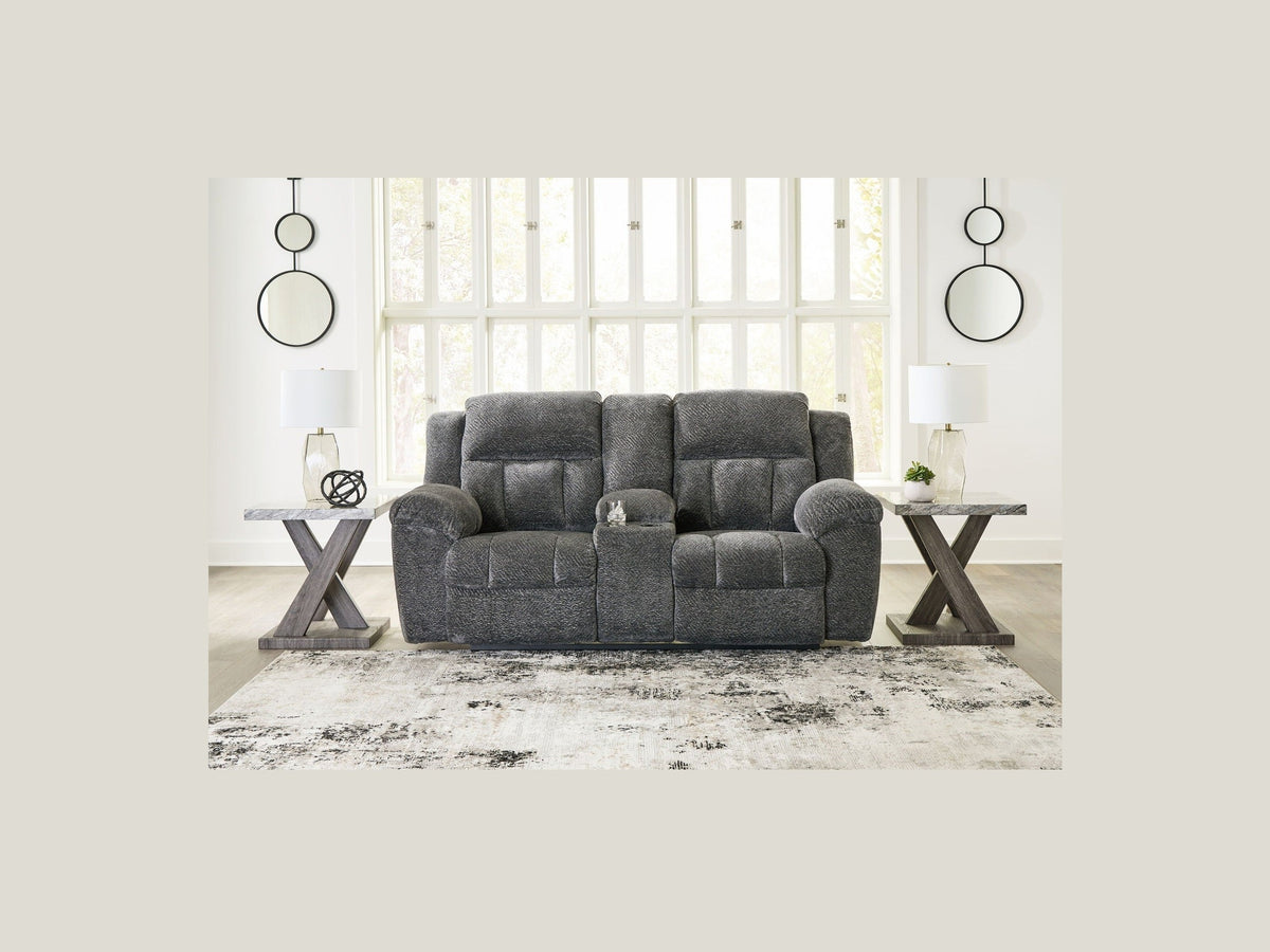 Frohn - Dbl Reclining Loveseat With Console