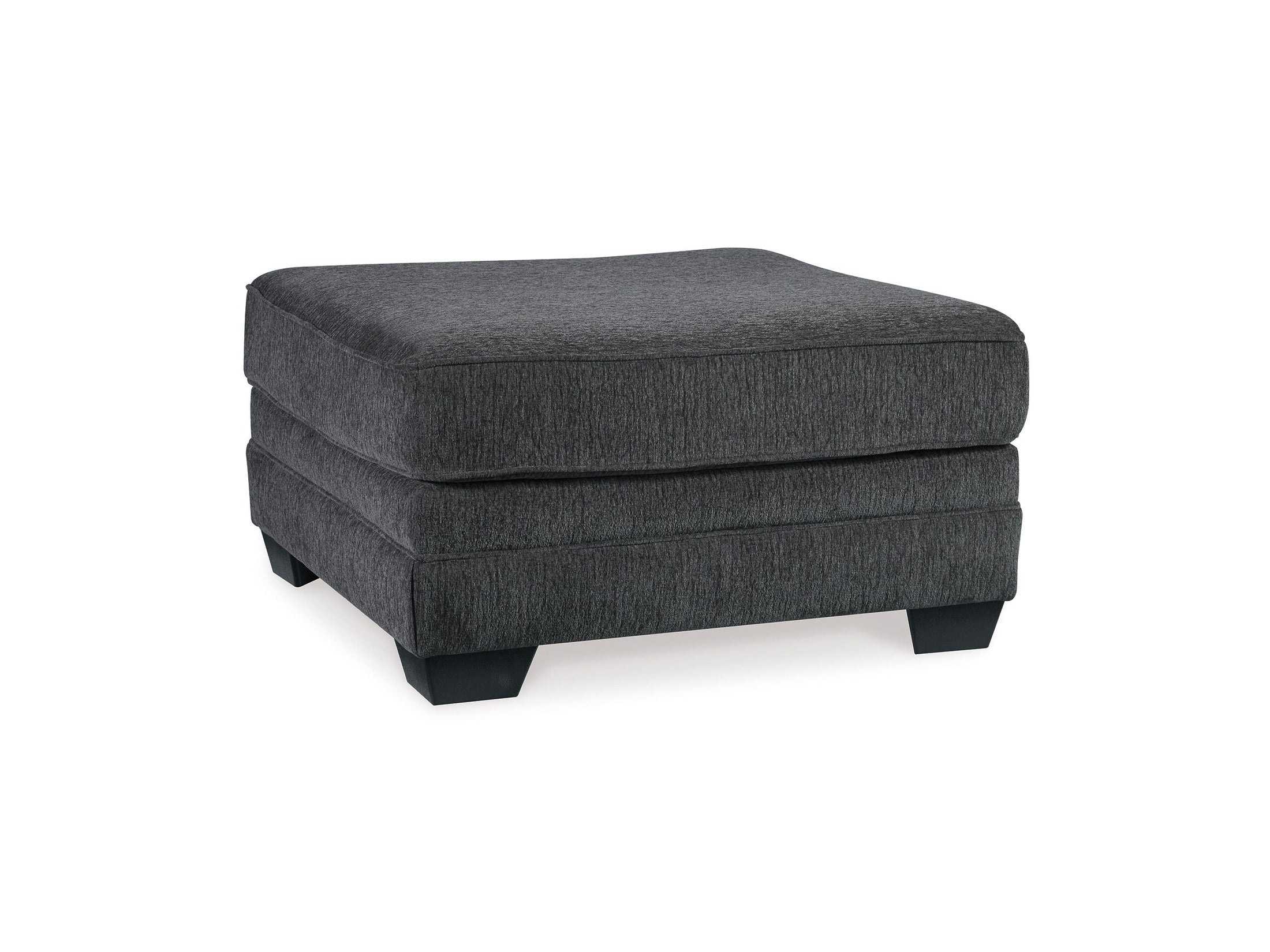 Tracling - Oversized Accent Ottoman - Slate