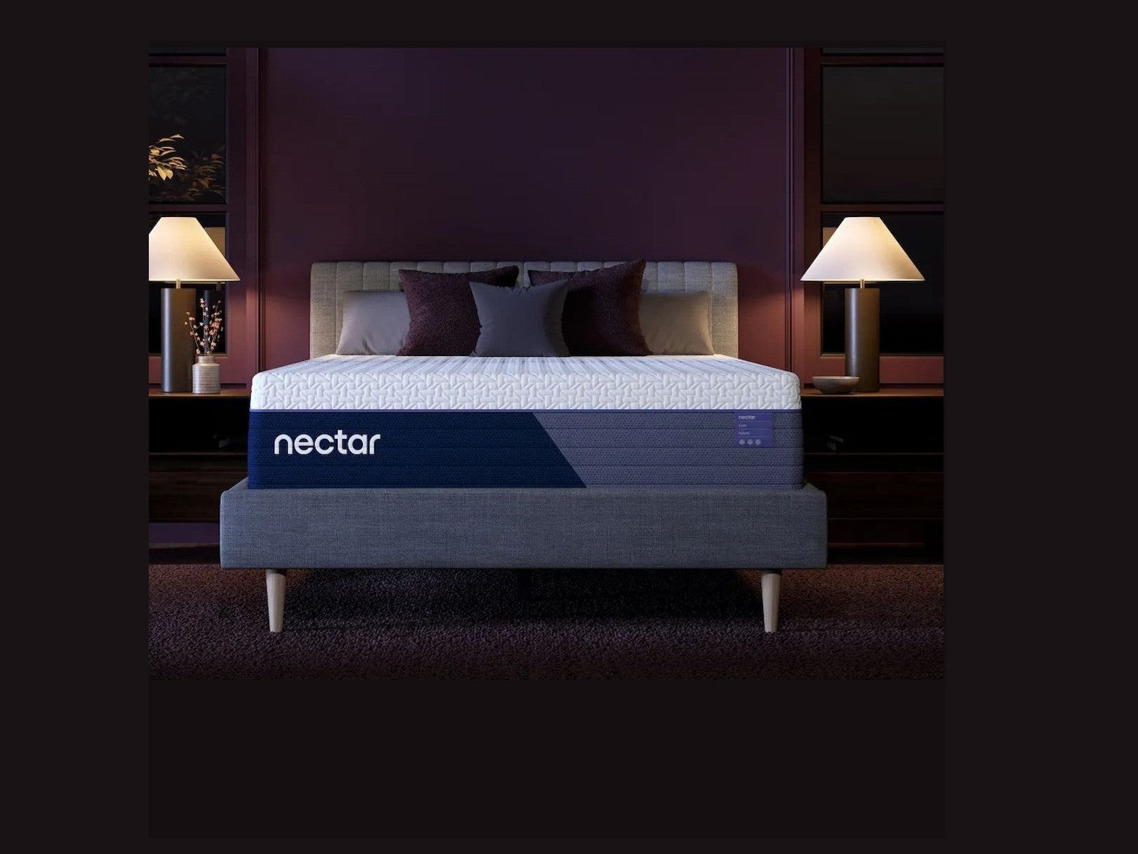Nectar Luxe Hybrid - White - Mattress