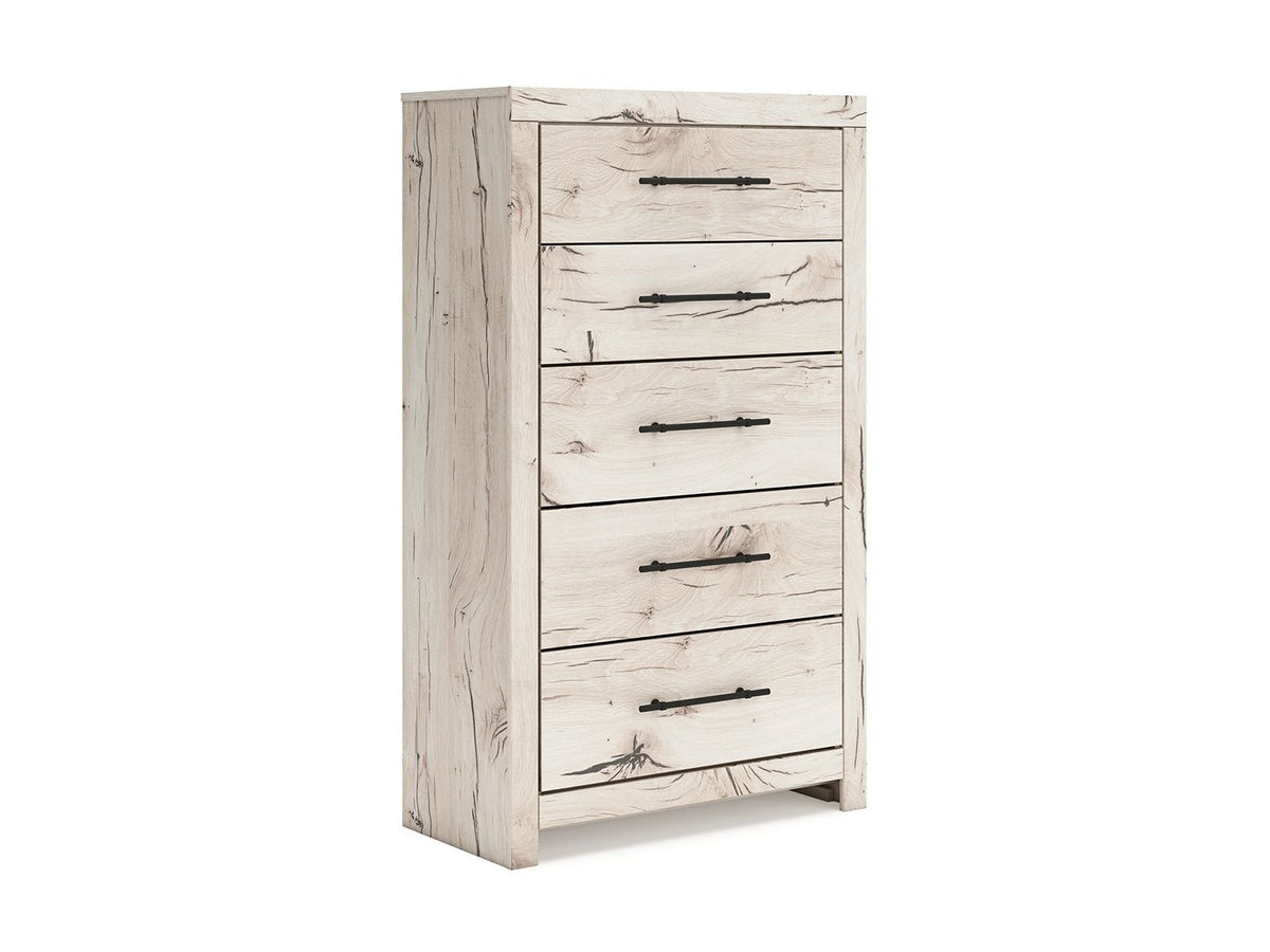 Lawroy - Five Drawer Chest - Light Natural