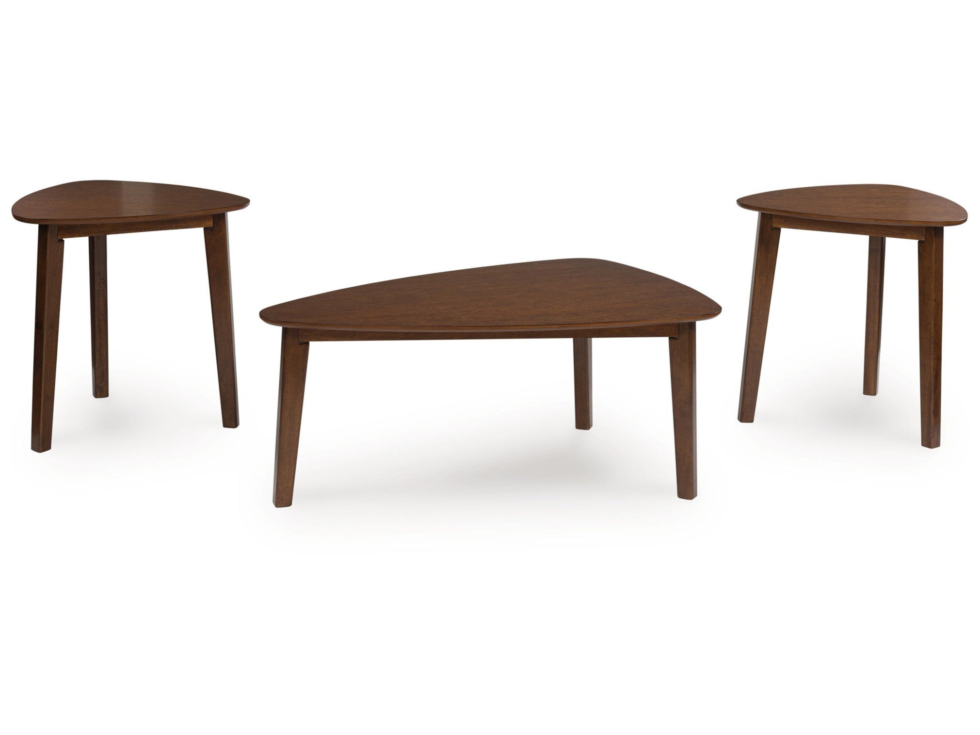 Lyncott - Occasional Wood Table Set (Set of 3) - Brown