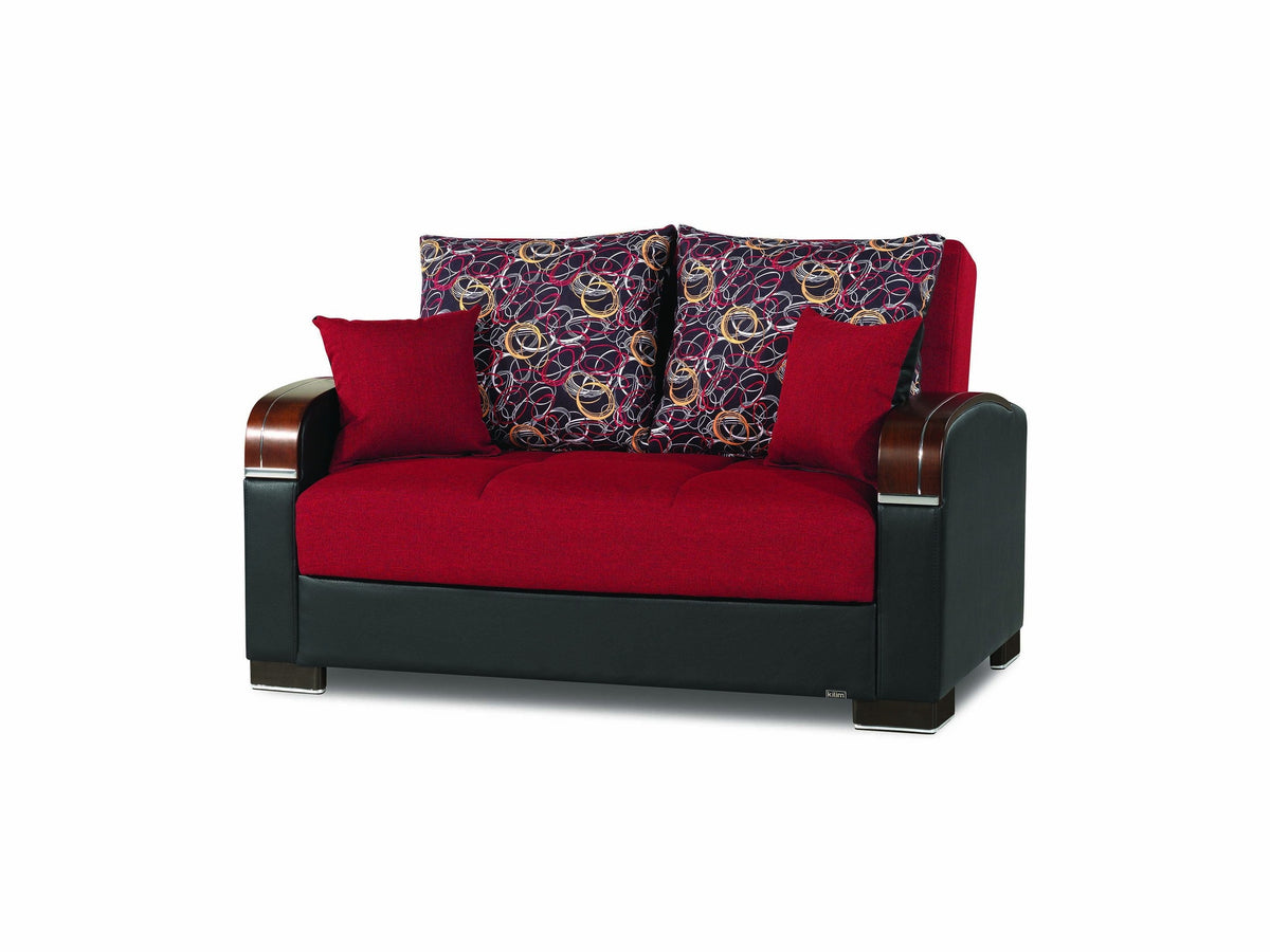 Ottomanson Mobimax - Upholstered Convertible Loveseat With Storage
