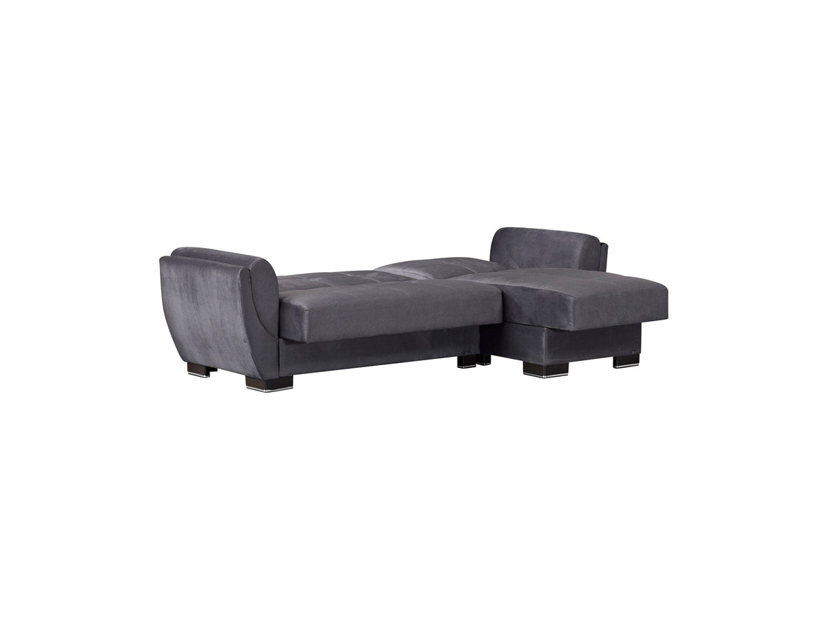 Ottomanson Armada Air - Upholstered Convertible Chaise Lounge With Storage - Microfiber