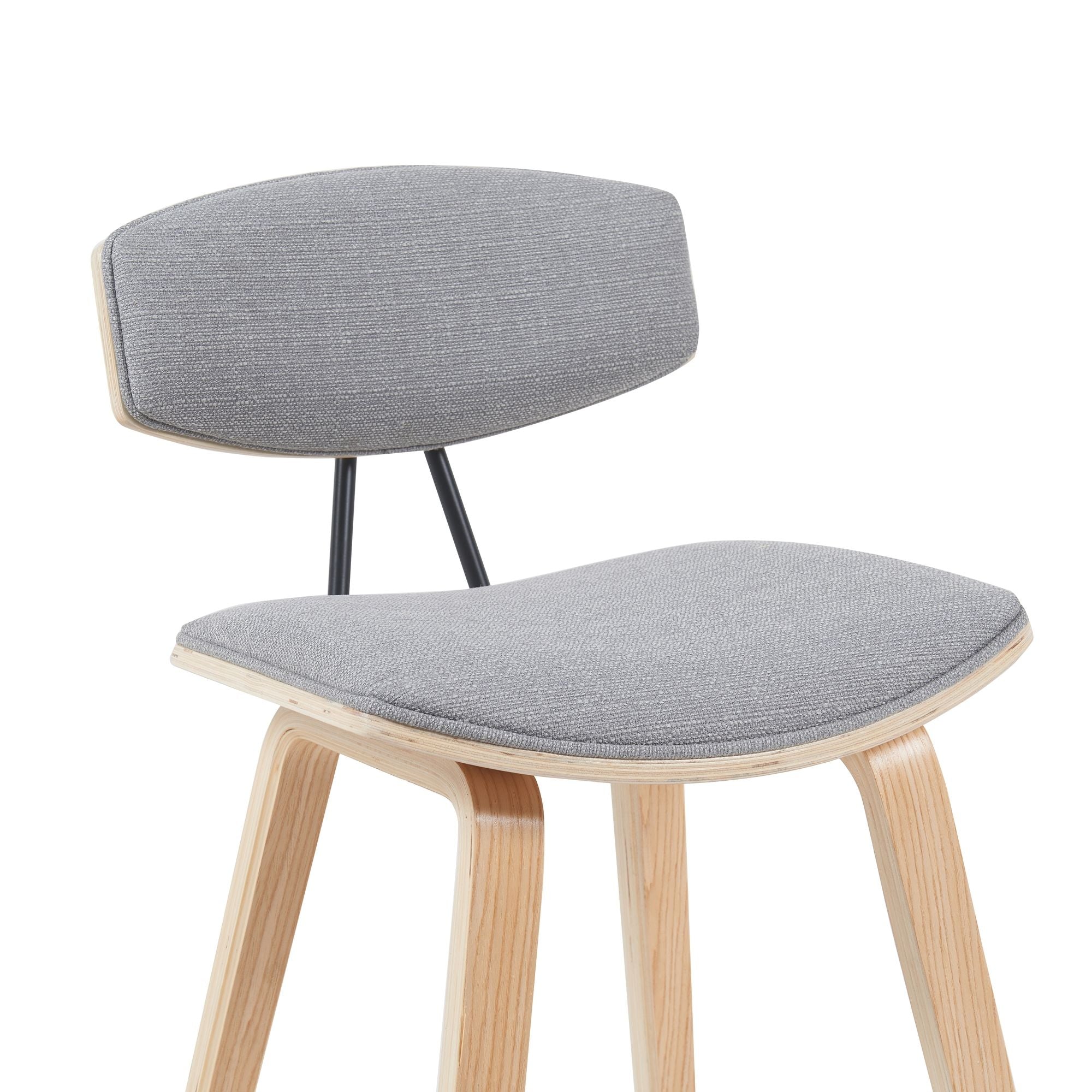 Fox - Swivel Counter Height Stool - Light Brown