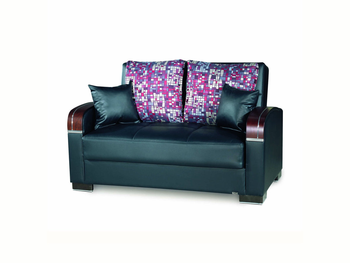 Ottomanson Mobimax - Upholstered Convertible Loveseat With Storage