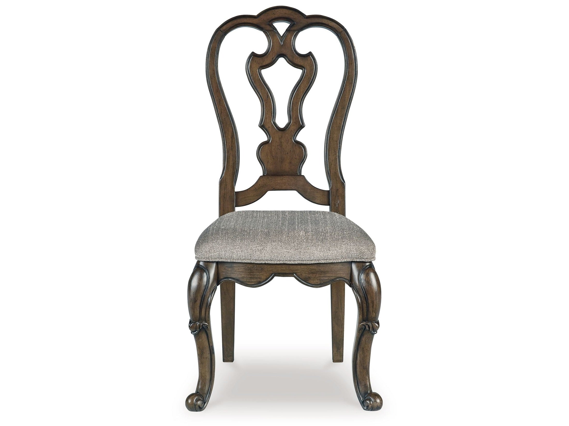 Maylee - Dining Upholstered Side Chair (Set of 2) - Dark Brown