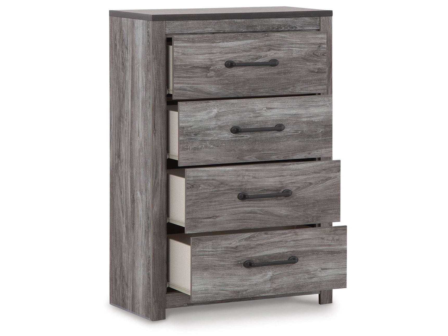 Bronyan - Four Drawer Chest - Dark Gray