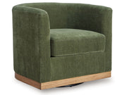 Jersonlow - Swivel Chair - Forest Green