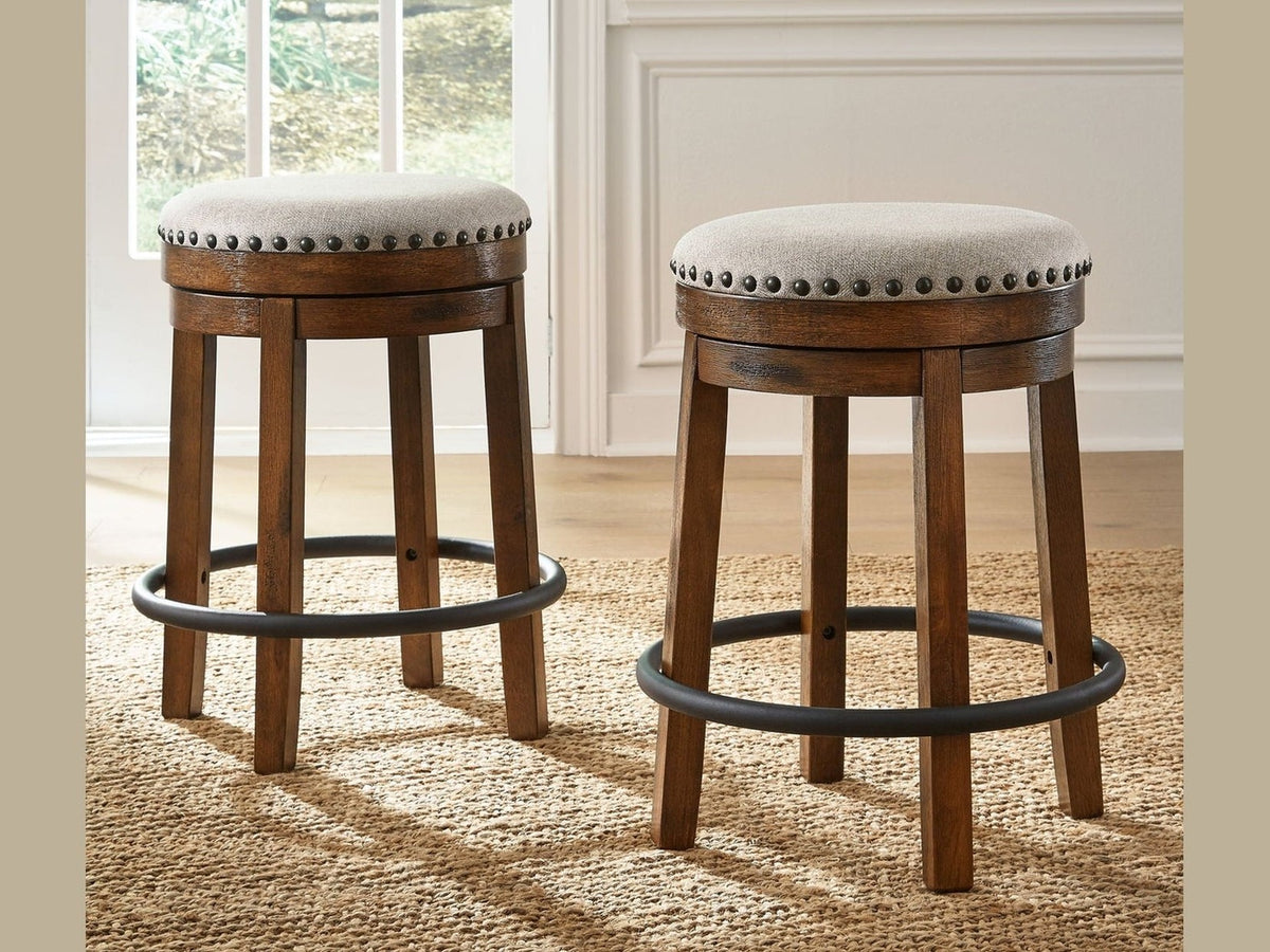 Valebeck - Upholstered Swivel Stool