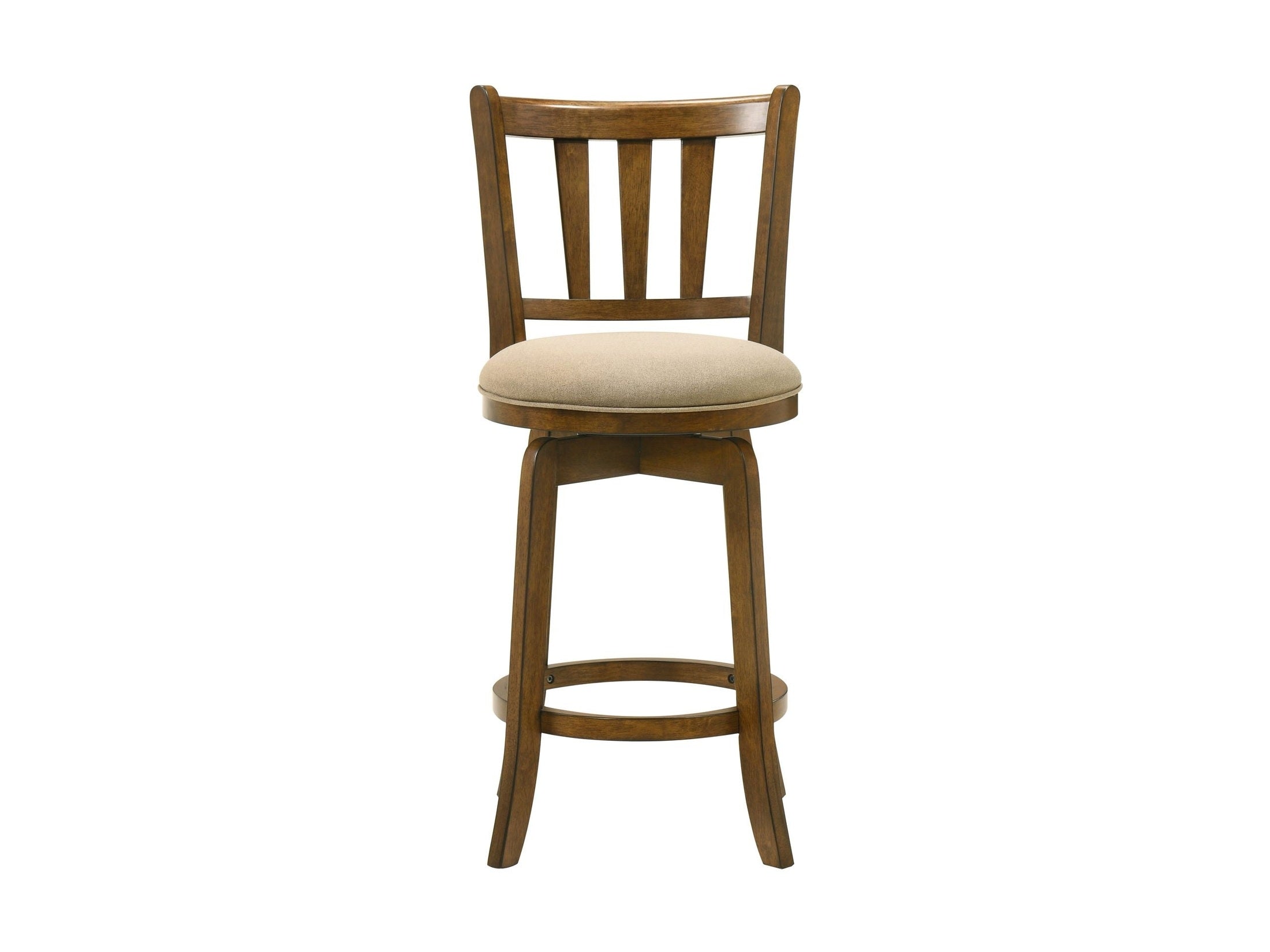 Wren - Modern Farmhouse Swivel Wood Counter Height Kitchen Bar Stool