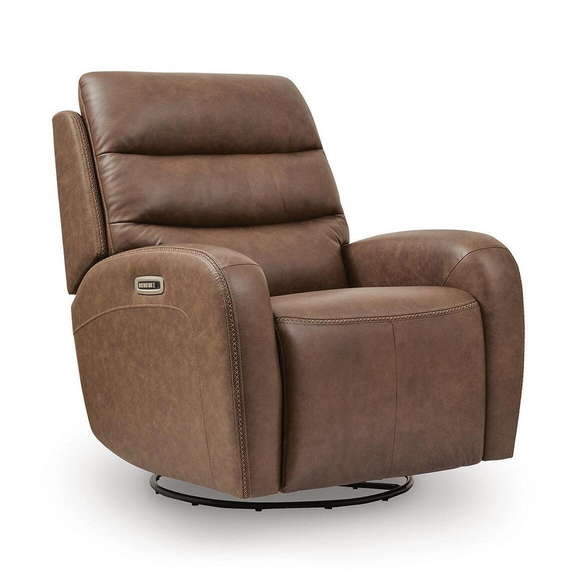 Motion-Max - Swivel Glider Power Recliner - Saddle