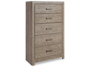 Culverbach - Five Drawer Chest - Gray