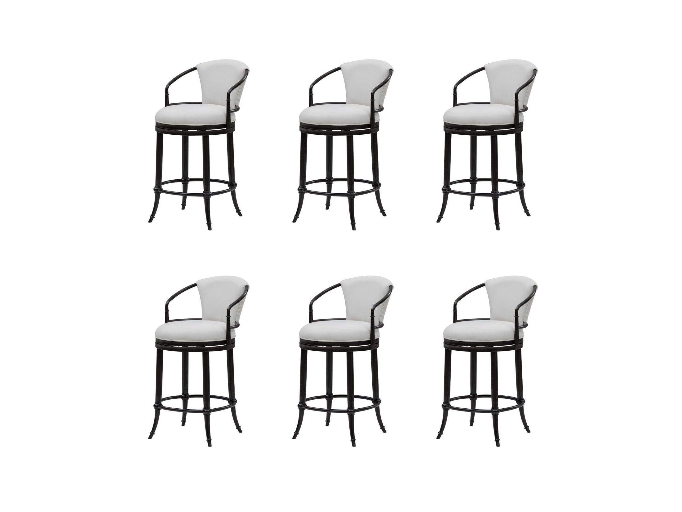 Otis - Upholstered Swivel Counter Height Barstool