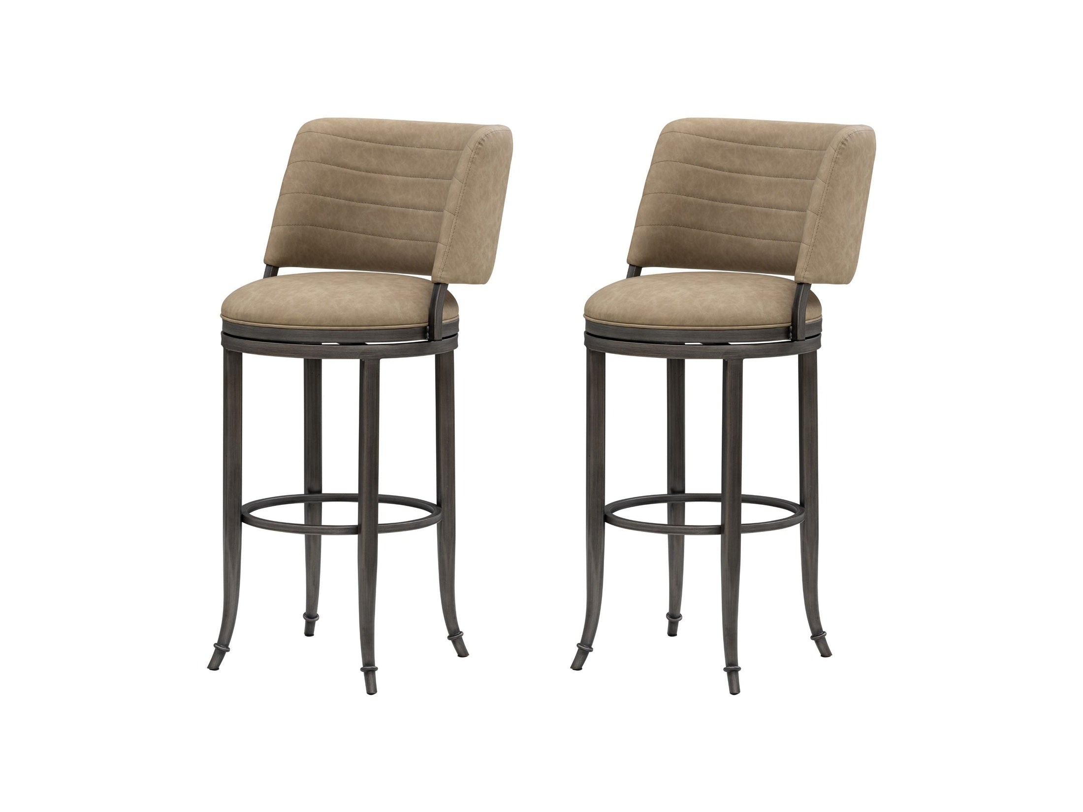 Torres - Upholstered Swivel Barstool