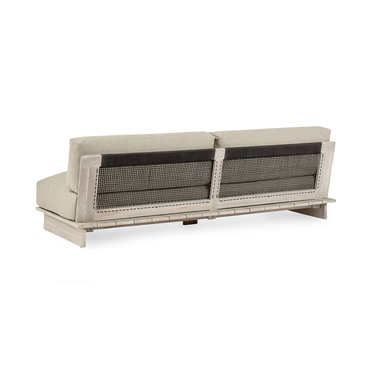 Livia - Teak Outdoor Sofa - Taupe
