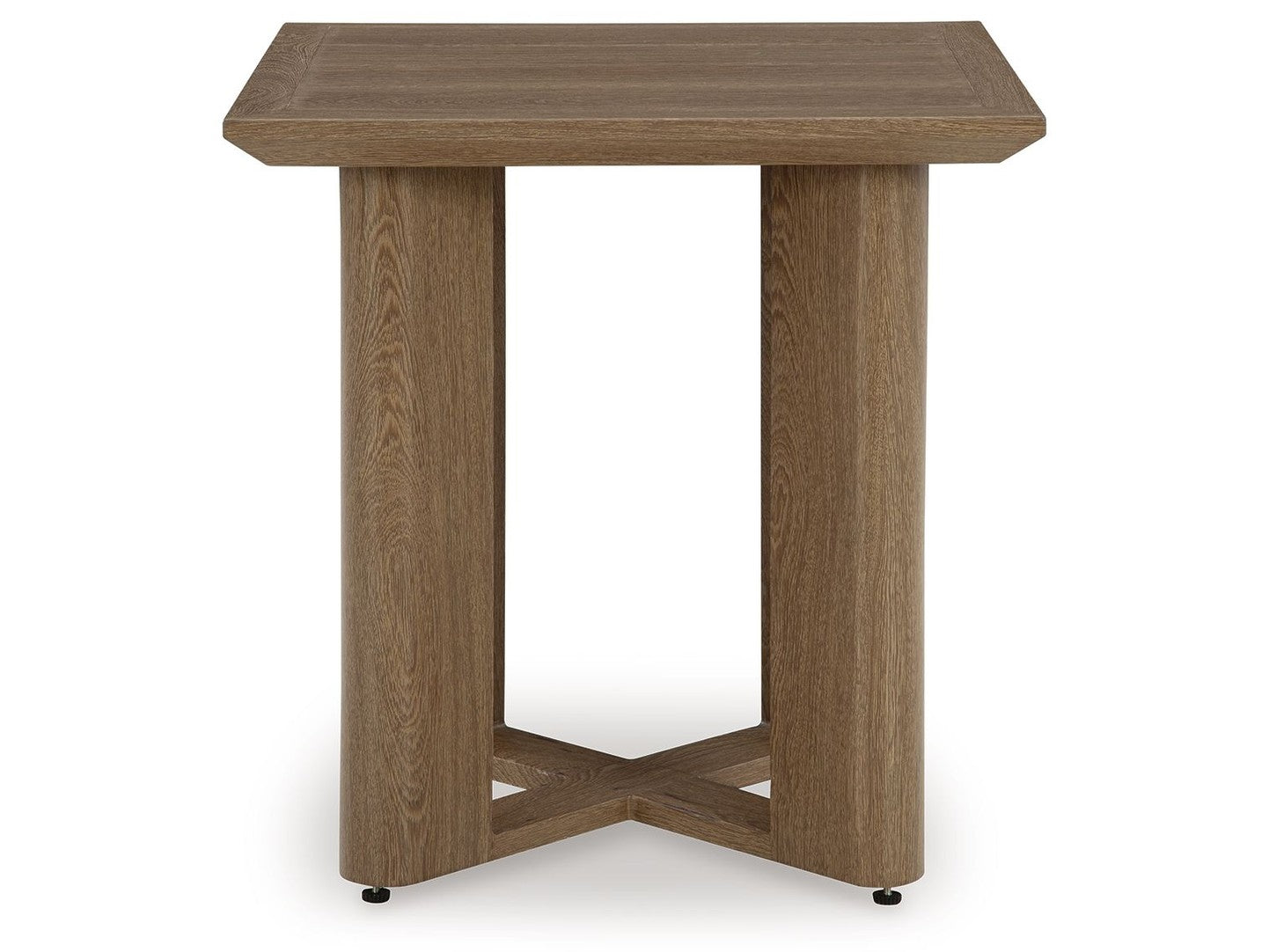Serene Bay - Square End Table - Dark Brown