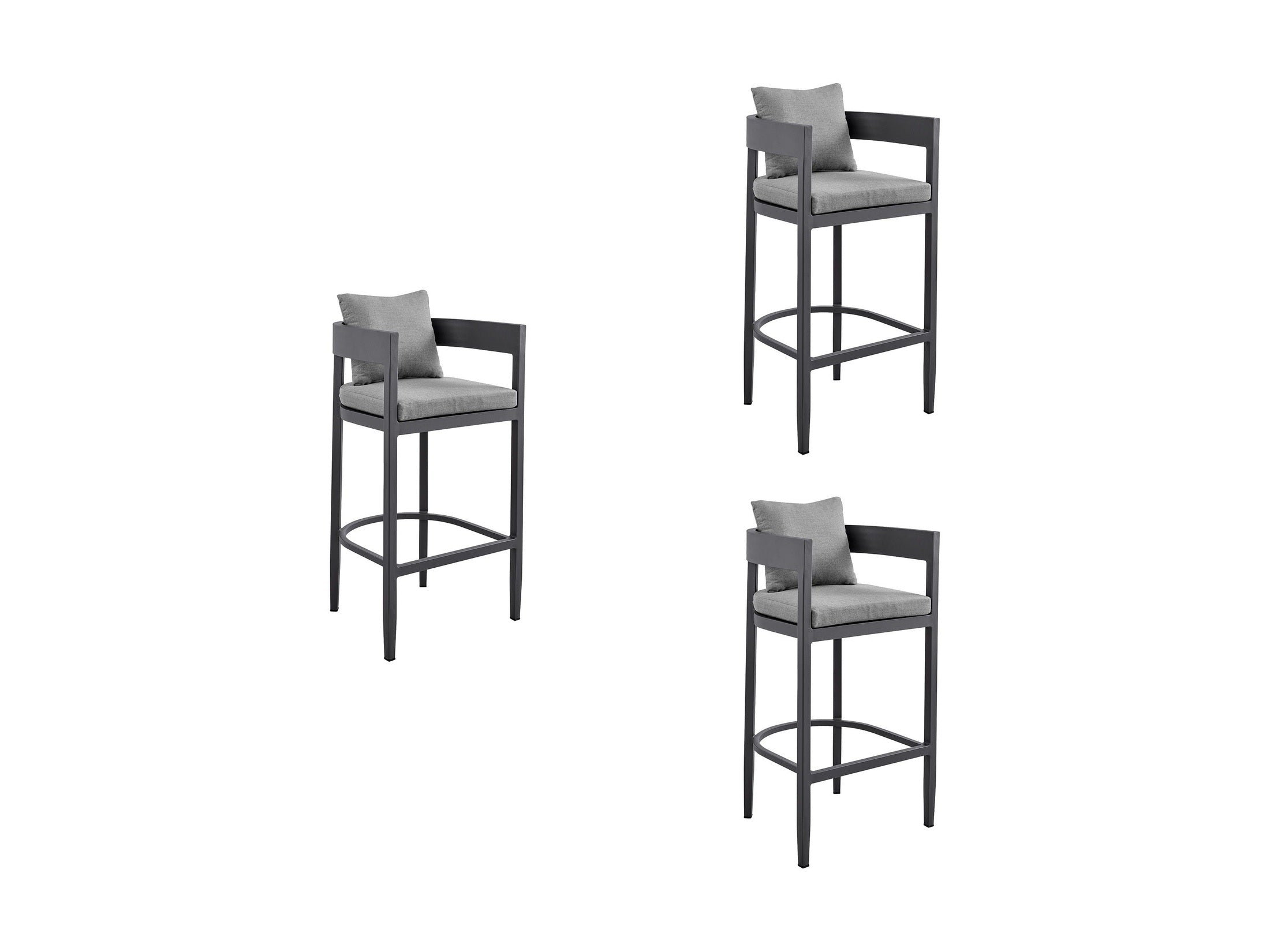 Menorca - Outdoor Patio Counter Height Bar Stool Set