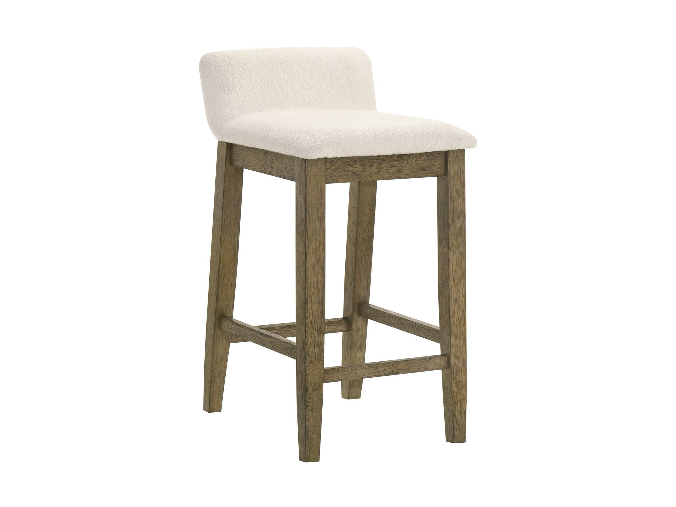 Annikah - Modern Transitional Wood Counter Height Kitchen Bar Stool