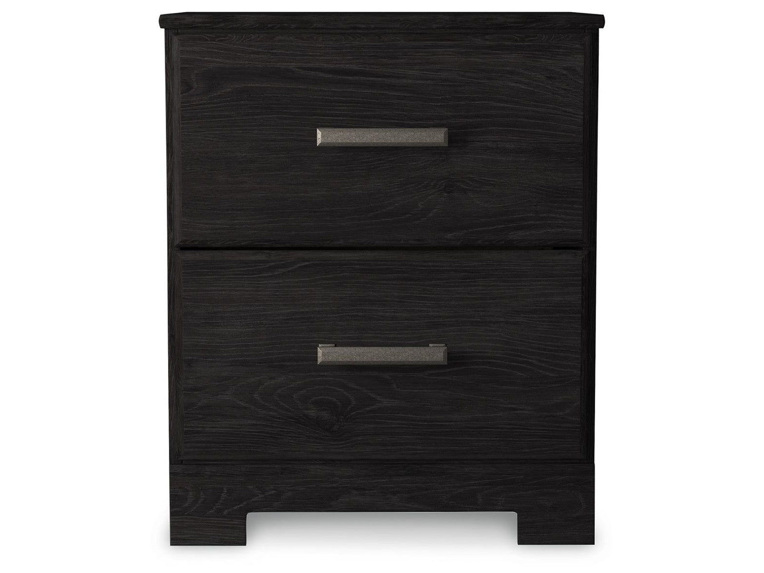 Belachime - Two Drawer Night Stand - Charcoal