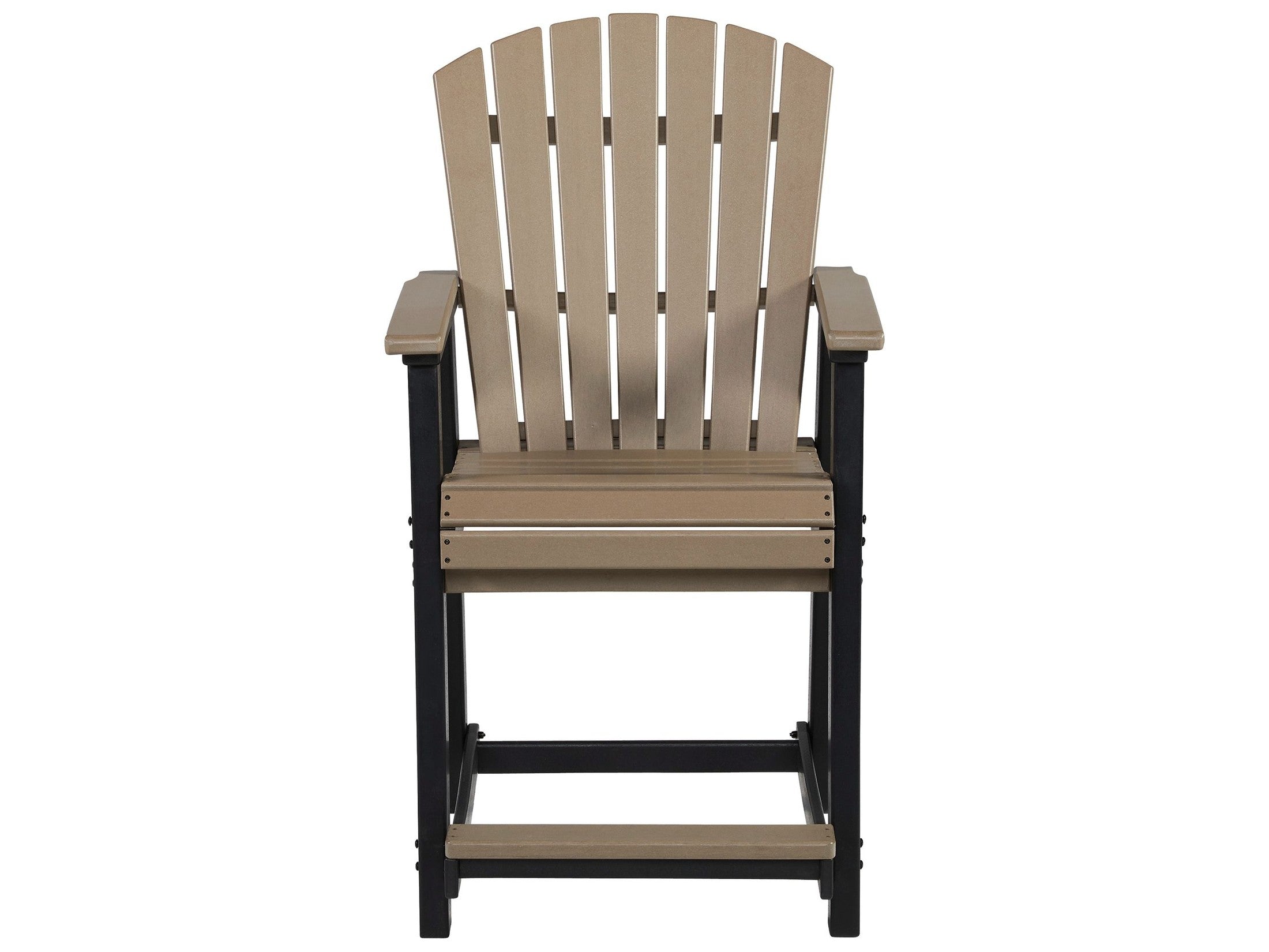 Fairen Trail - Barstool (Set of 2) - Black / Driftwood
