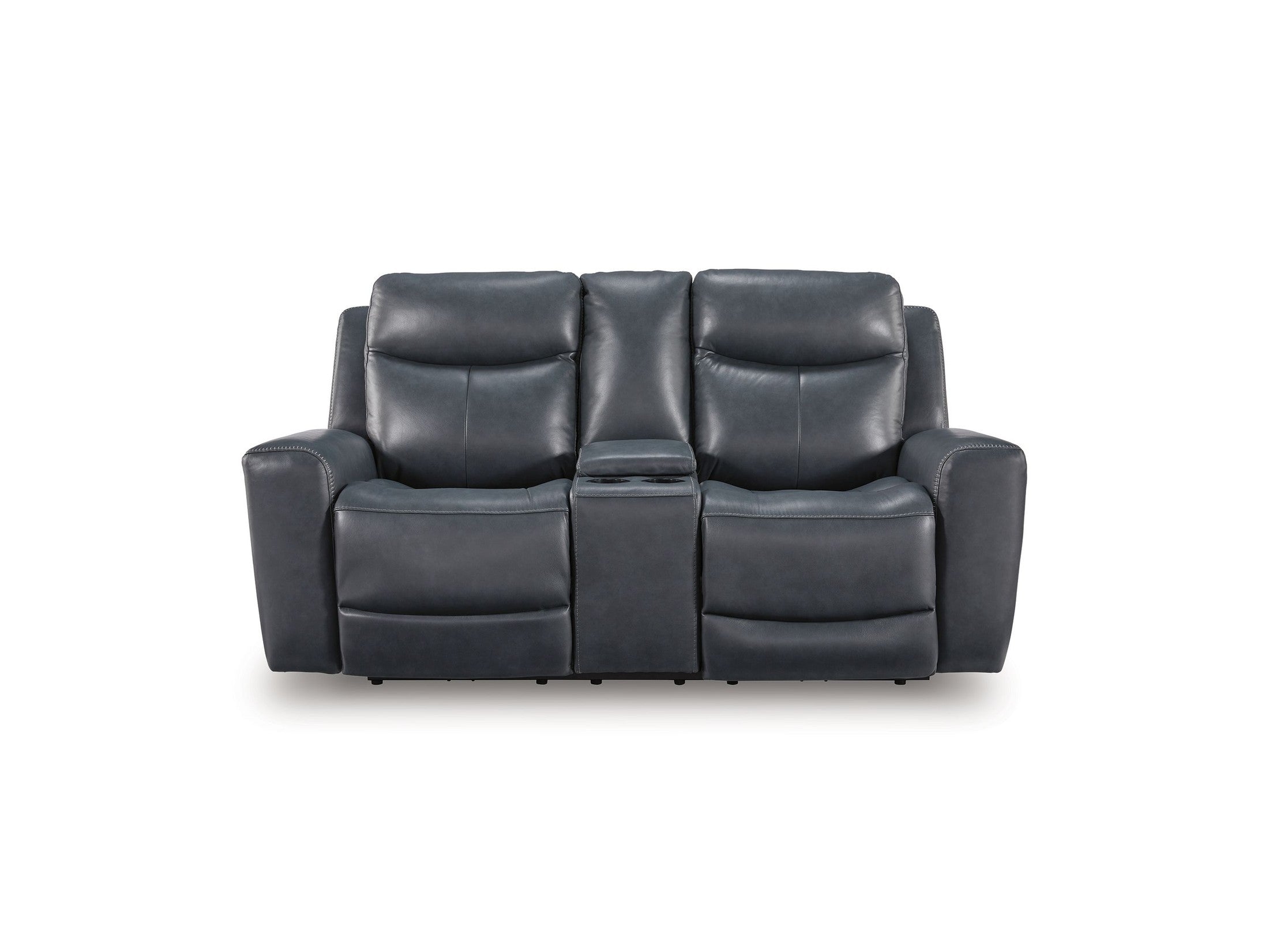 Bexhurst - Power Reclining Loveseat With Console / Adjustable Headrest