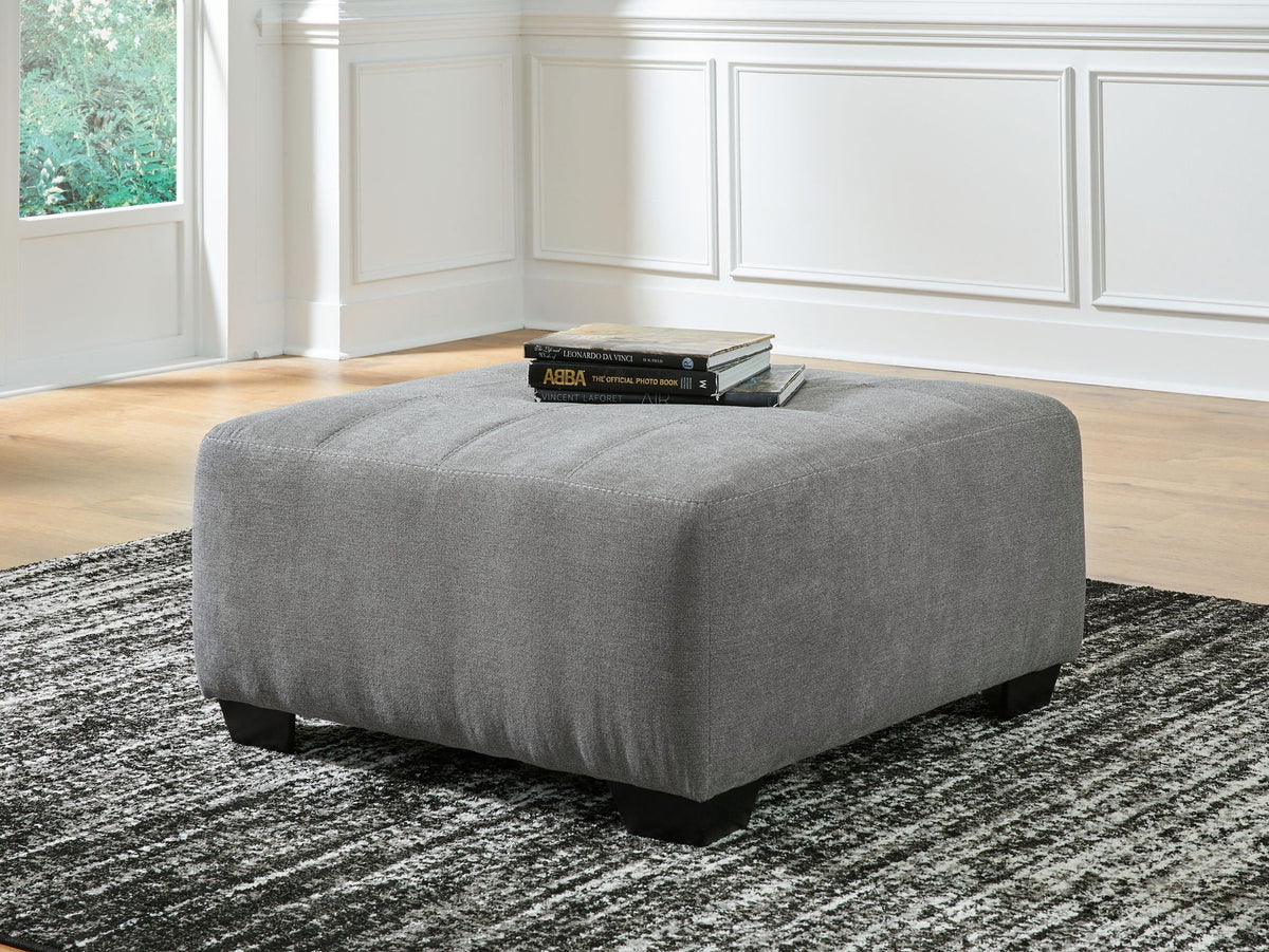 Birkdale Court - Oversized Accent Ottoman - Gray