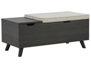 Yarlow - Storage Bench - Dark Gray