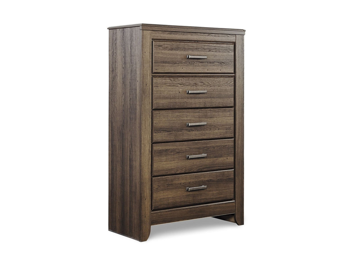 Juararo - Five Drawer Chest - Dark Brown