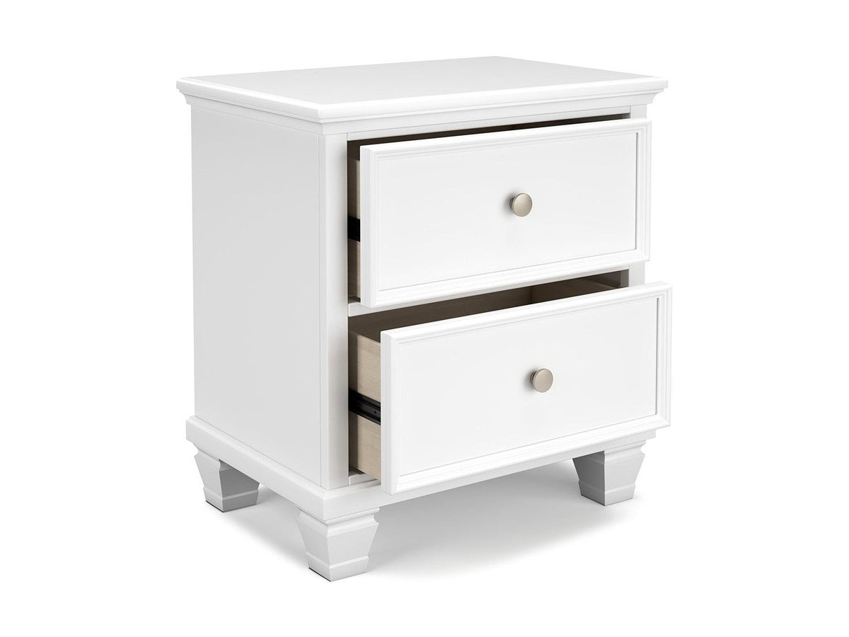 Fortman - Two Drawer Night Stand - White
