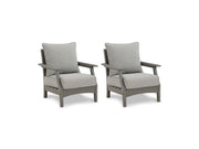 Visola - Lounge Chair With Cushion (Set of 2) - Gray