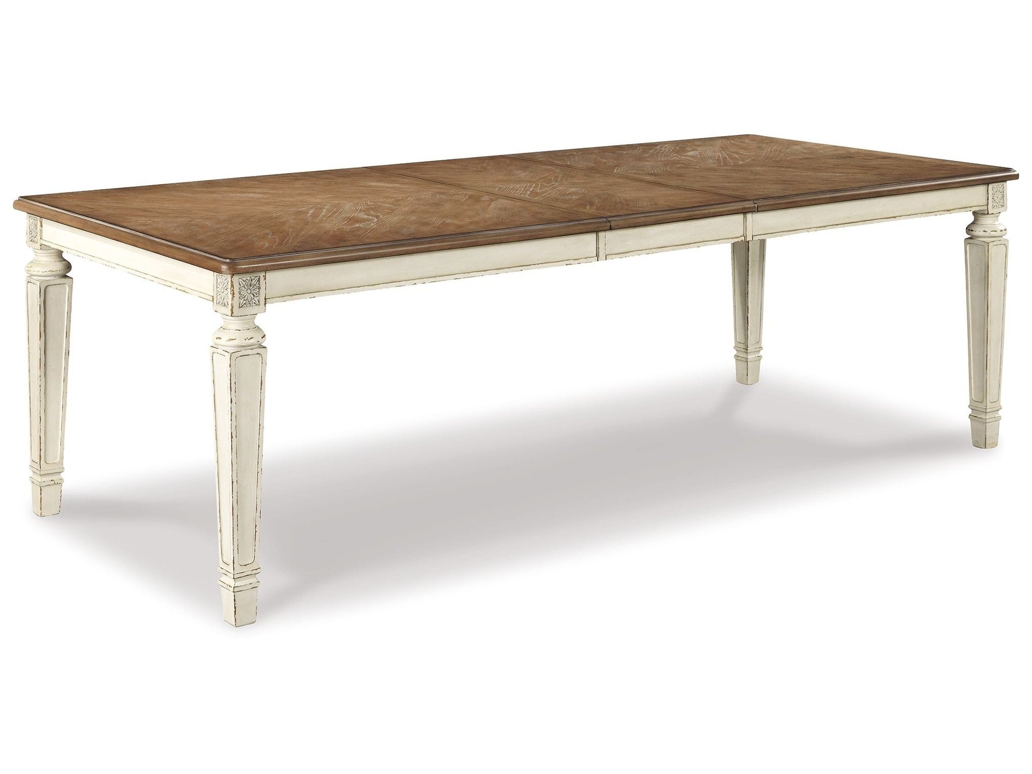 Realyn - Rectangular Dining Room Extension Table - Chipped White
