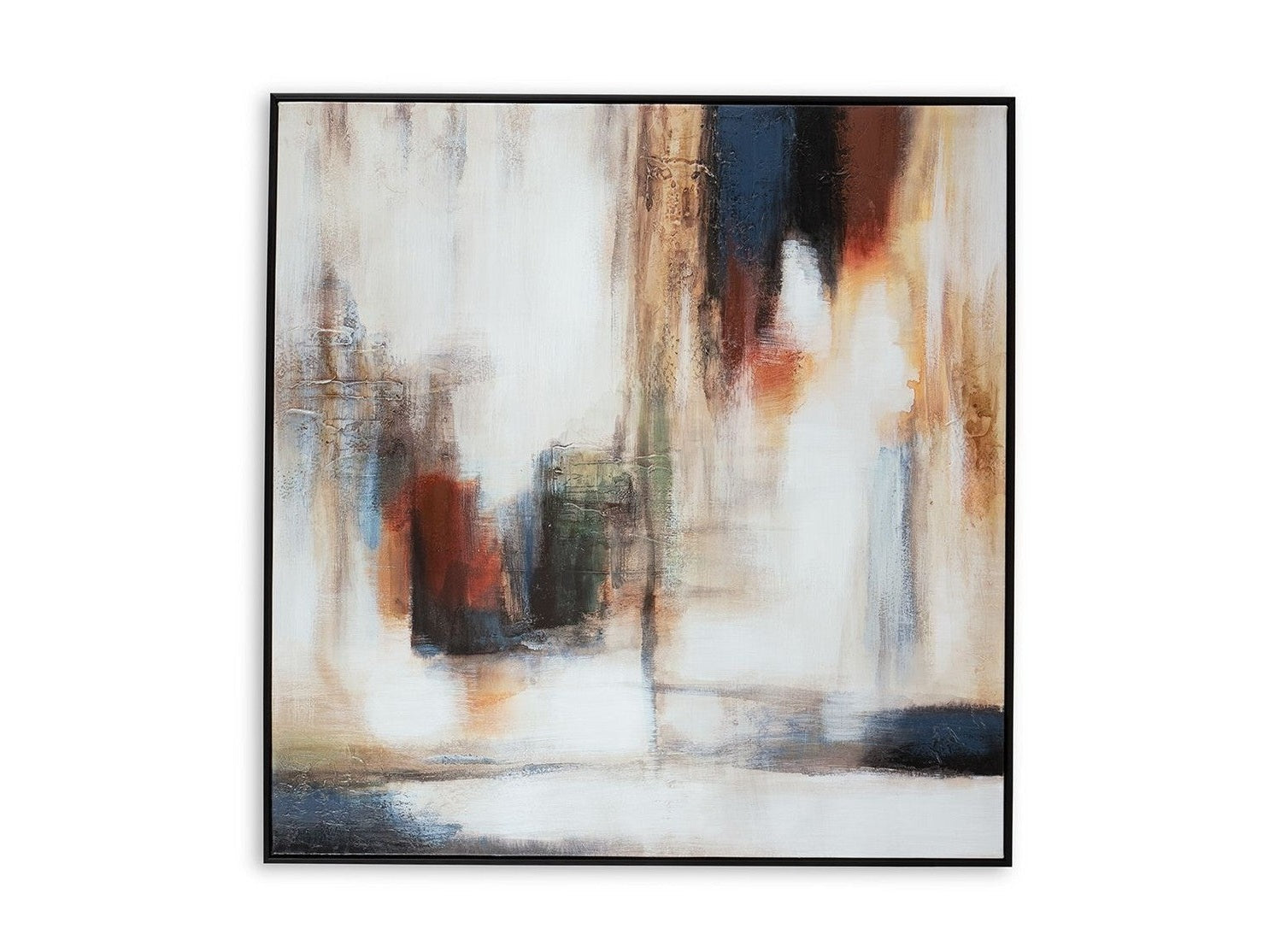 Pigeonford - Wall Art - White / Teal / Gold
