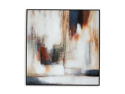 Pigeonford - Wall Art - White / Teal / Gold
