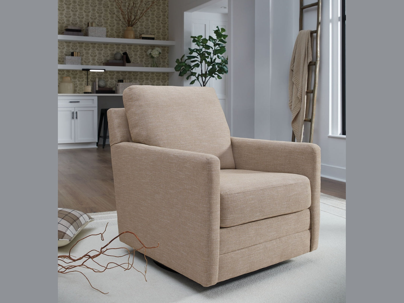 Freybourne Next-Gen Nuvella - Swivel Accent Chair