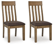 Urbinforte - Dining Upholstered Side Chair (Set of 2) - Light Brown
