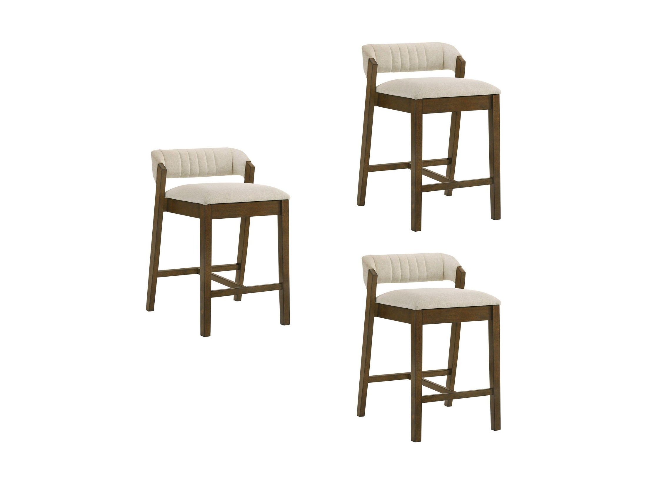 Landyn - 30" Sepia Brown Bar Height Rubberwood Barstool