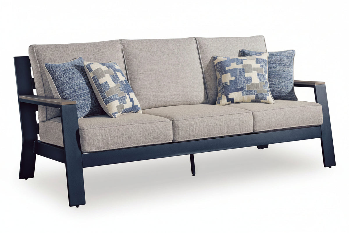 East Beach - Sofa With Cushion - Blue
