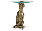Vallain - Accent Table - Antique Gold Finish