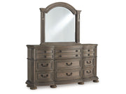 Ardenfield - Dresser And Mirror - Light Brown
