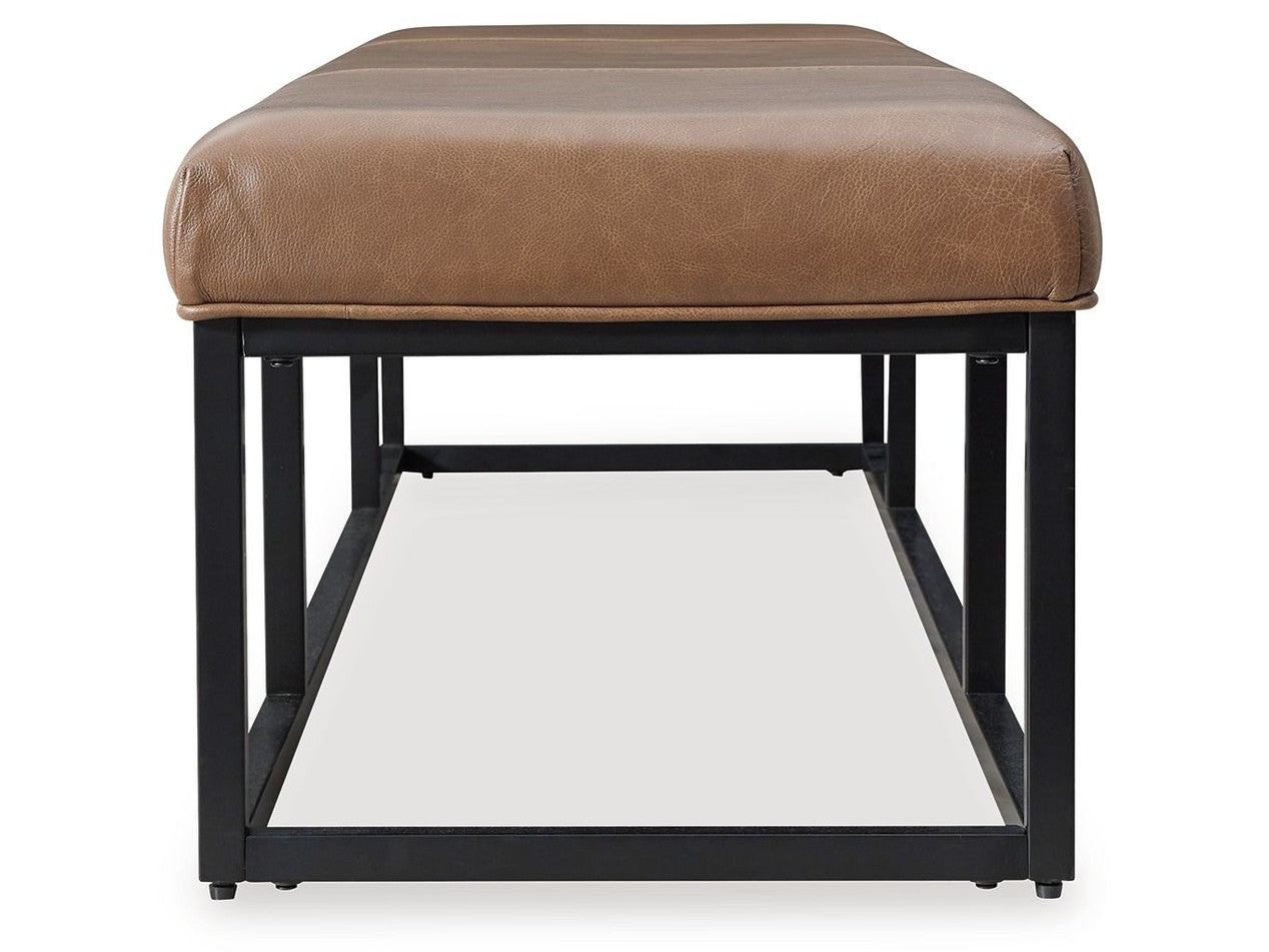 Joston - Accent Bench - Caramel