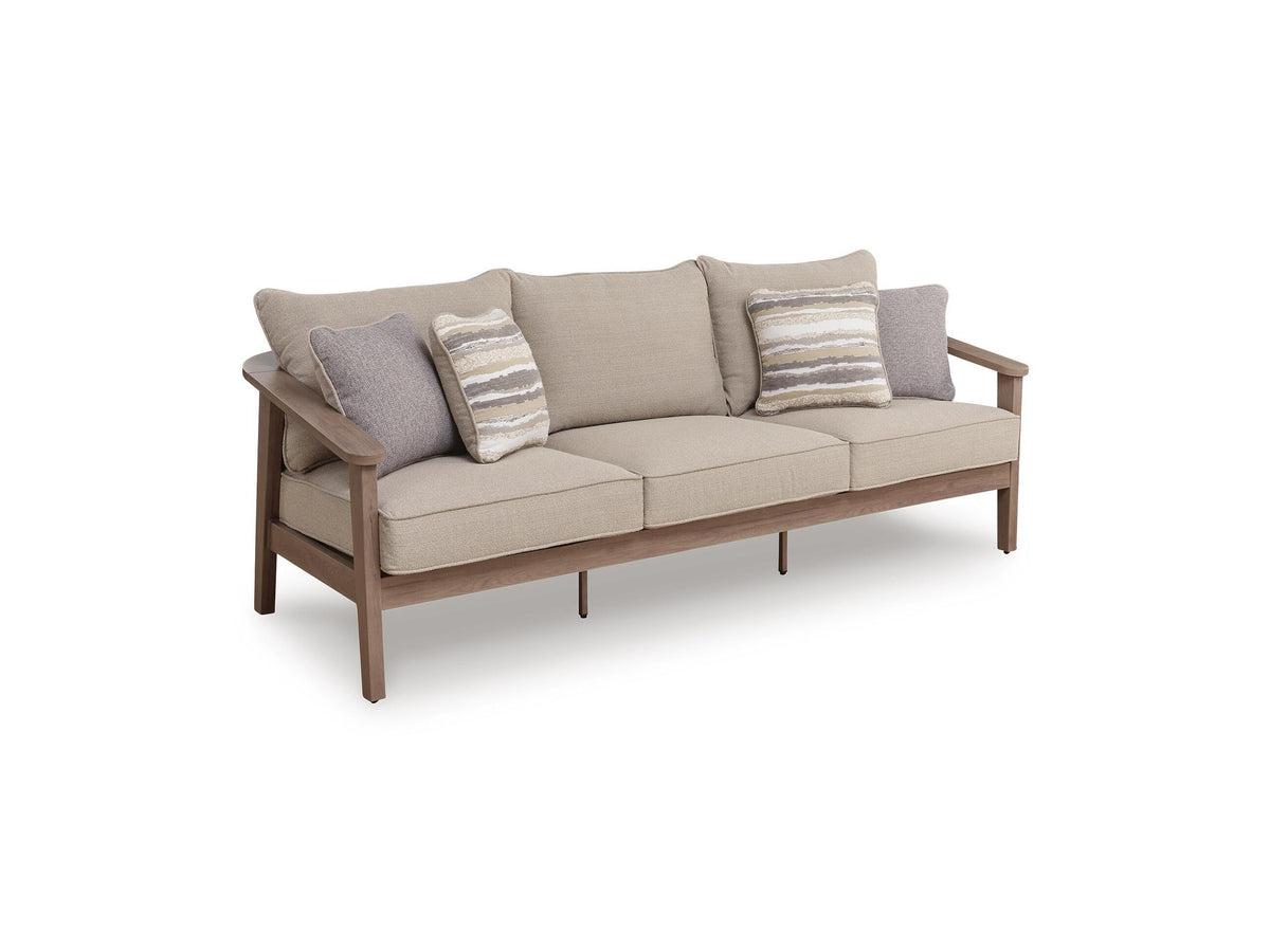 Harmony Headlands - Sofa With Cushion - Natural / Gray