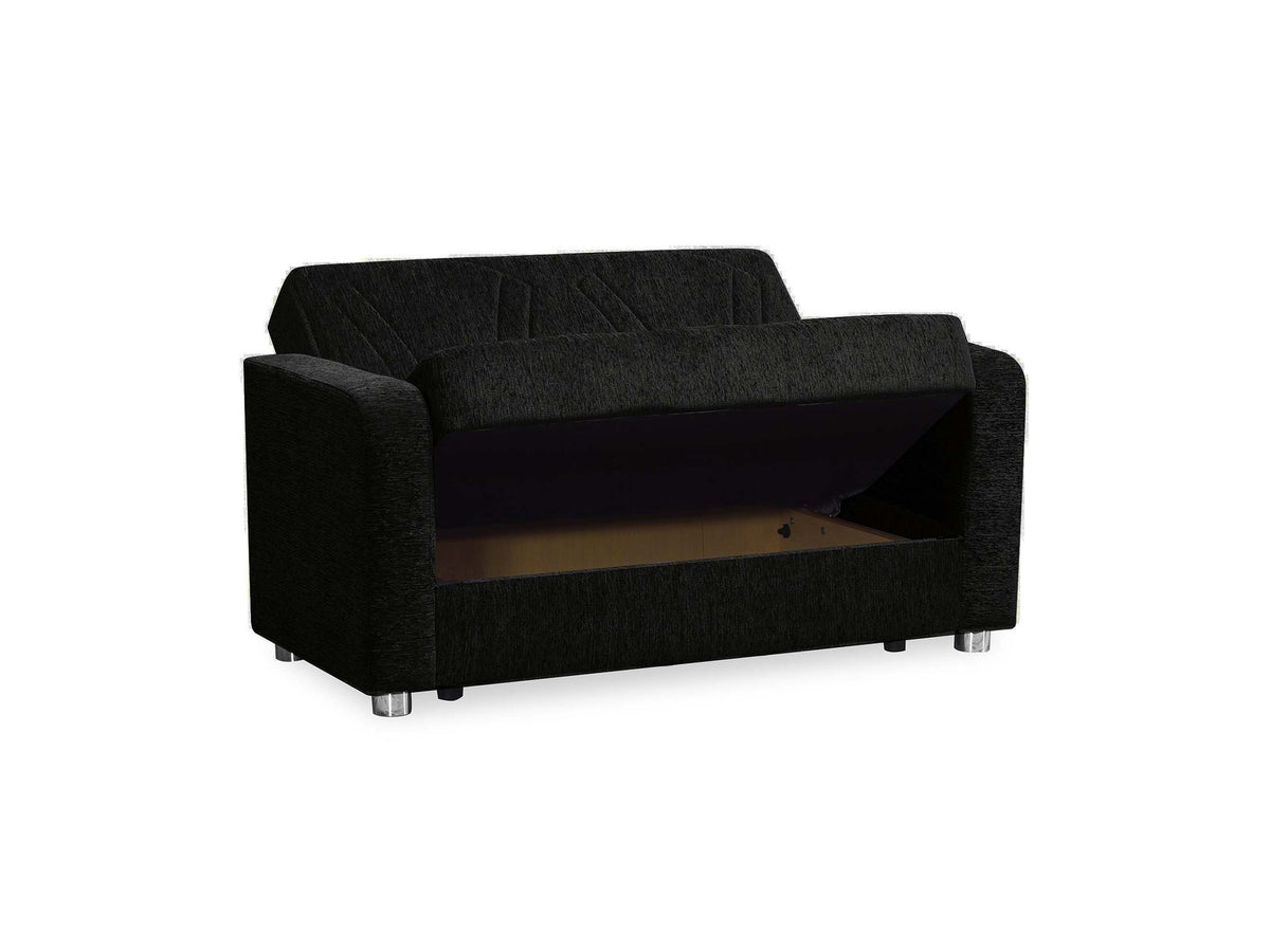 Ottomanson Elegance - Upholstered Convertible Loveseat With Storage