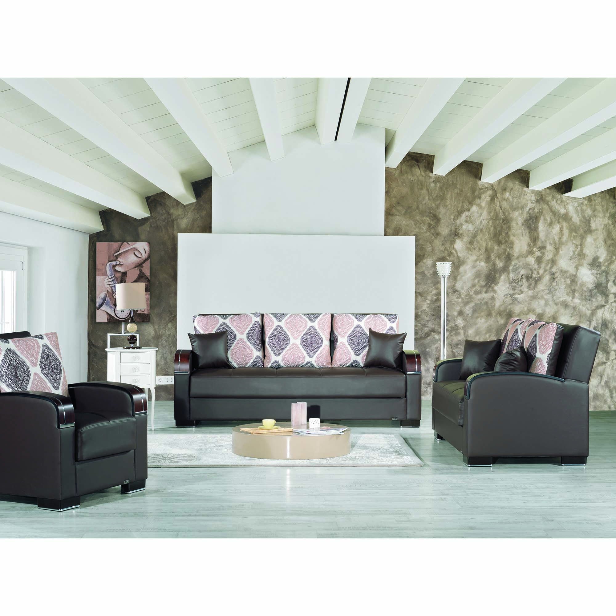 Ottomanson Mobimax - Upholstered Convertible Loveseat With Storage