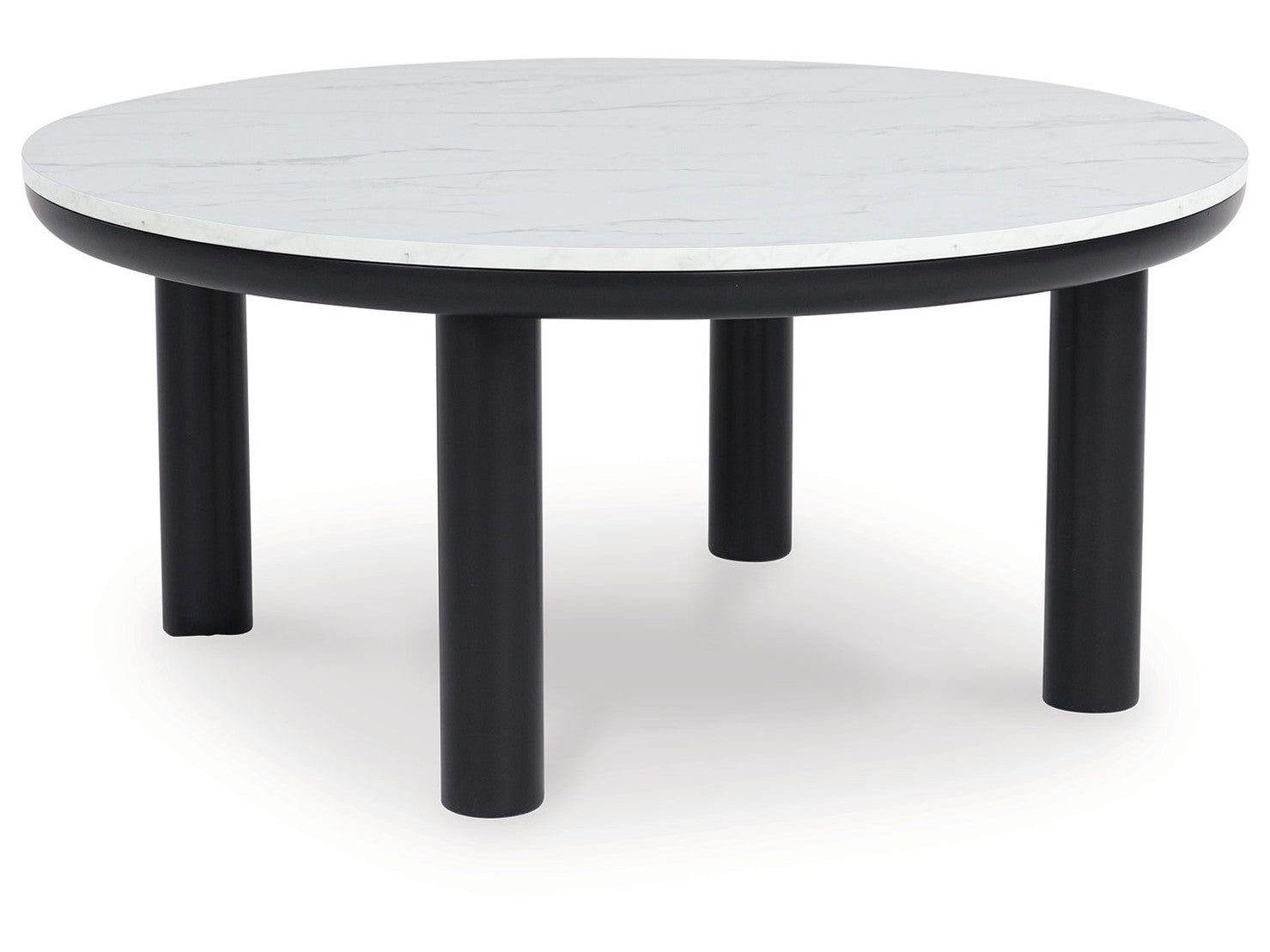 Xandrum - Occasional Table Set (Set of 3) - Black / White